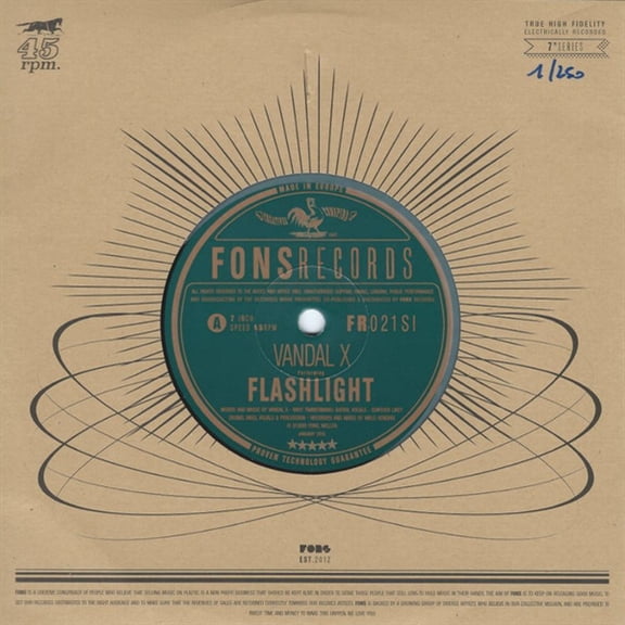 Vandal X Flashlight (Vinyl Record) 7" Single