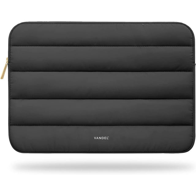 Vandel Puffy Laptop Sleeve 1314 Inch Laptop Sleeve. Black Laptop Sleeve for Women and Men. Cute