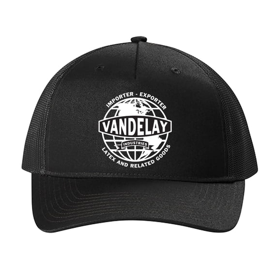 Vandelay Industries Logo 5 Panel Printed Trucker Cap