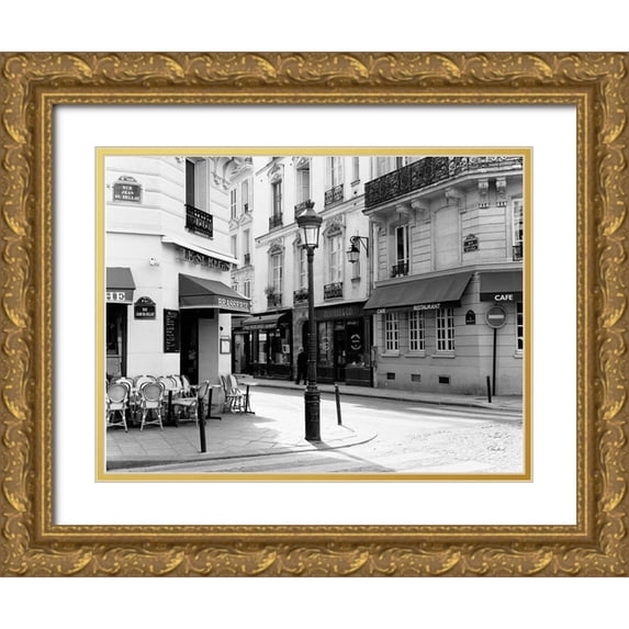 Vandenack 32x25 Gold Ornate Wood Framed with Double Matting Museum Art Print Titled - Le St. Regis