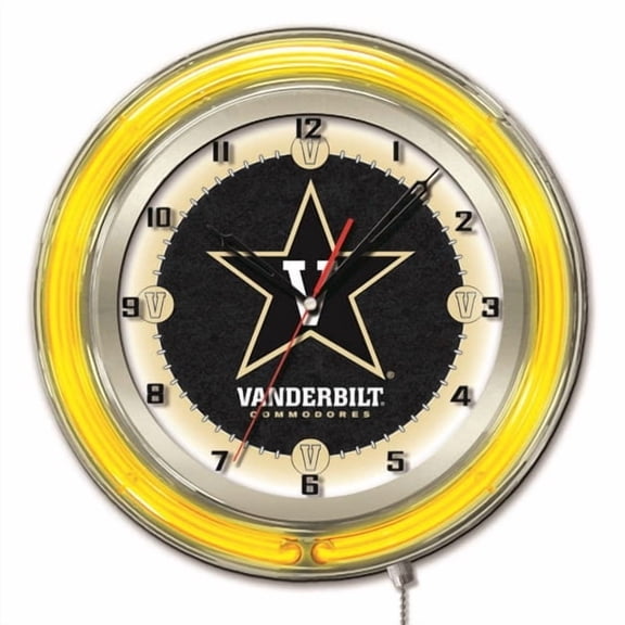Vanderbilt Commodores 19" Neon Wall Clock