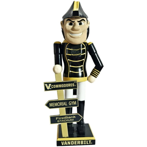 Vanderbilt Commodores 12" Mascot Nutcracker