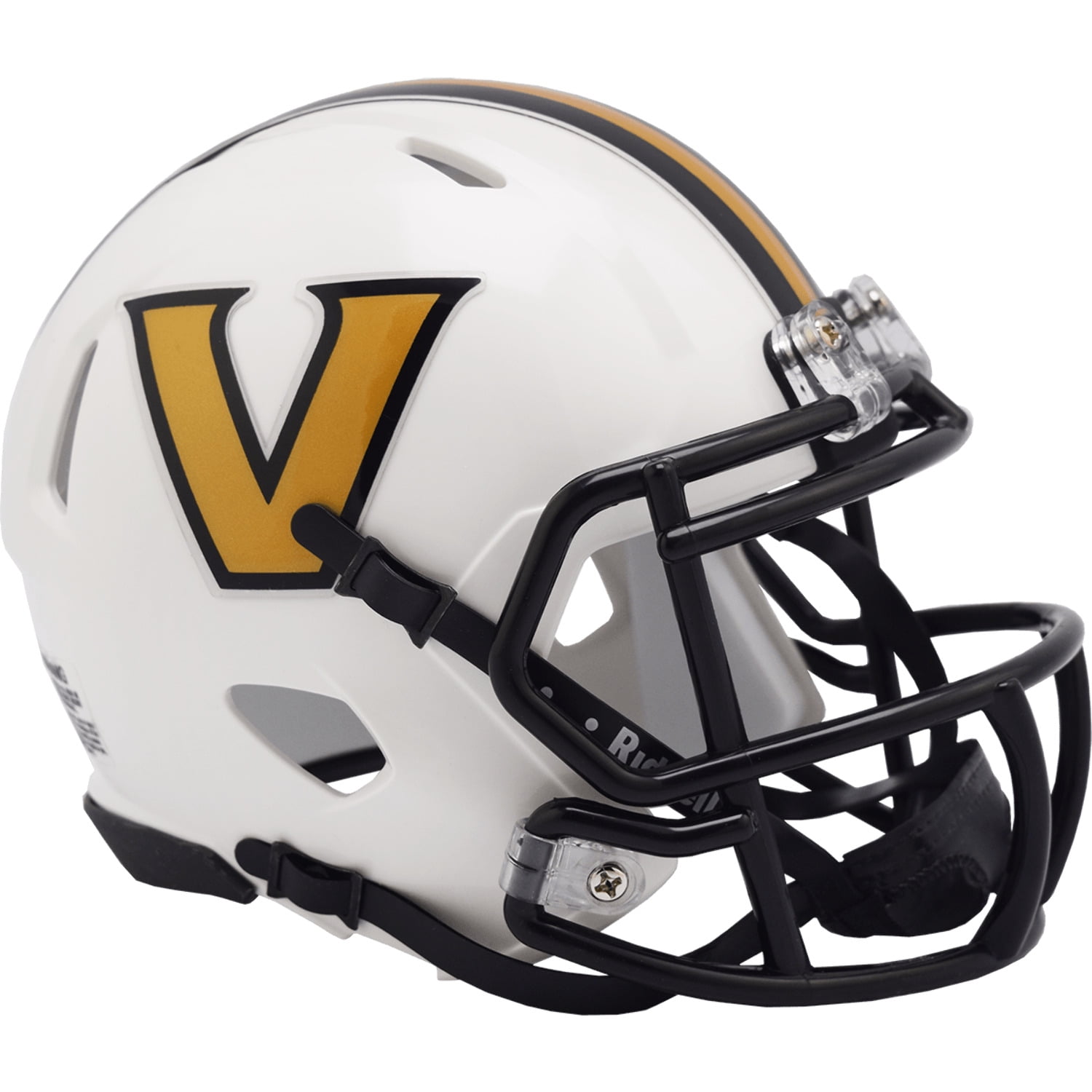 Vanderbilt Commodores White Riddell NCAA Speed Mini Helmet