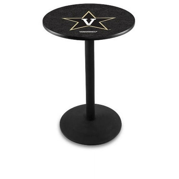 Vanderbilt L214 42 Inch Black Pub Table