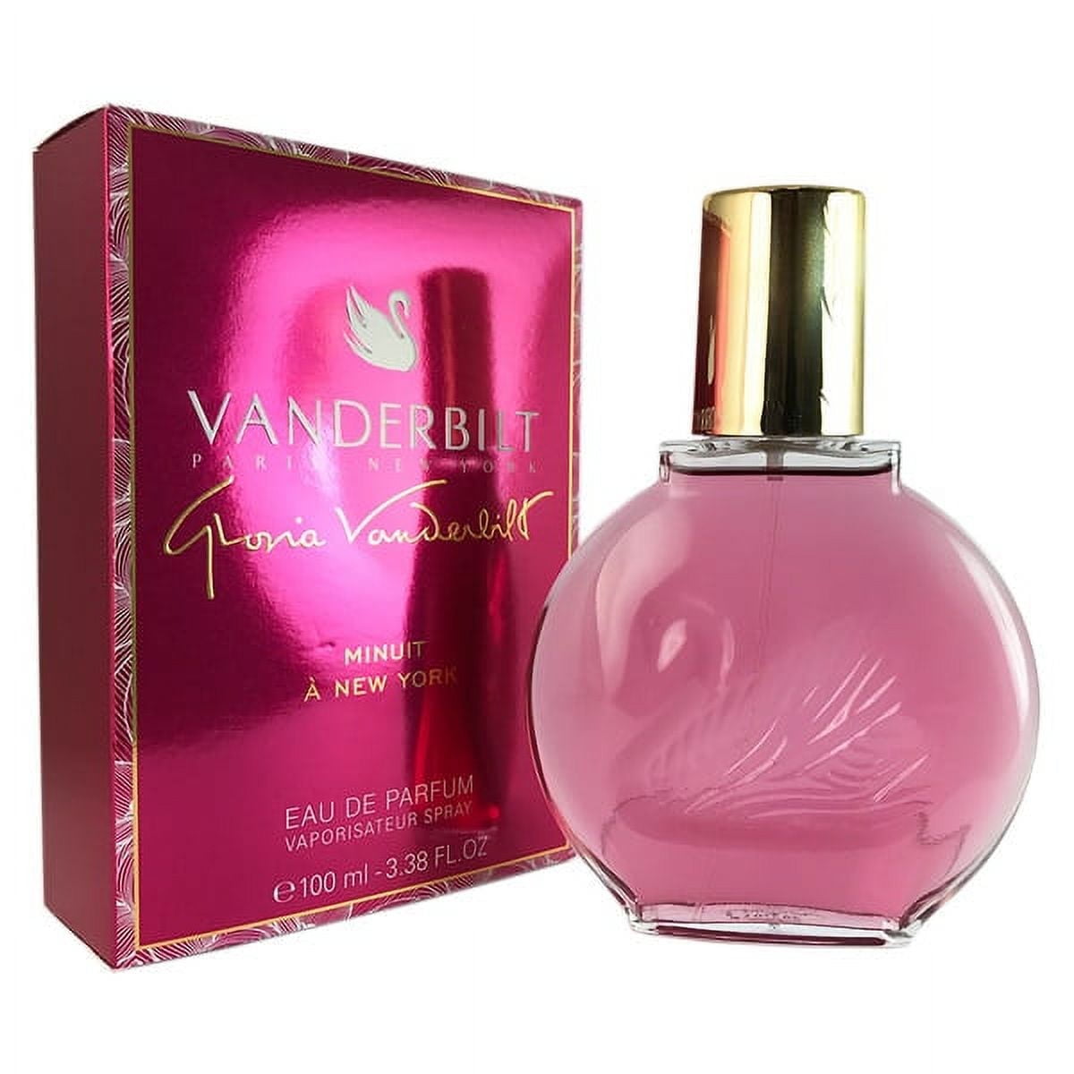 Vanderbilt Minuit A New York Eau De Parfum Spray By Gloria Vanderbilt 3.38 Oz (Pack 2)