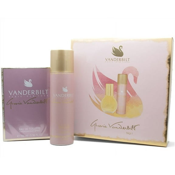 Vanderbilt No1 Gift Set by Gloria Vanderbilt: Eau De Toilette Spray 3.38 fl oz, Deodorant Spray 5 fl oz