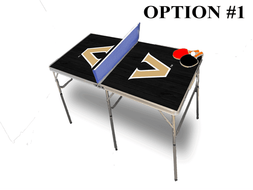 Vanderbilt University Portable Table Tennis Ping Pong Folding Table w/Accessories