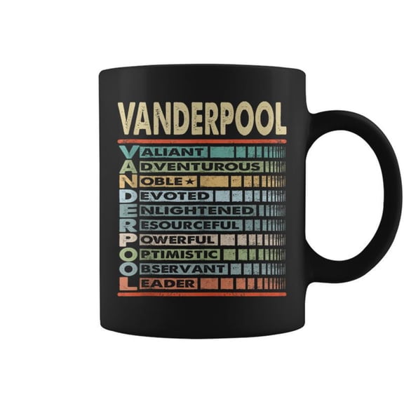 Vanderpool Family Name Vanderpool Last Name Team Coffee Mugs