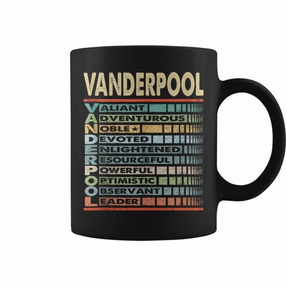 Vanderpool Family Name Vanderpool Last Name Team Coffee Mugs