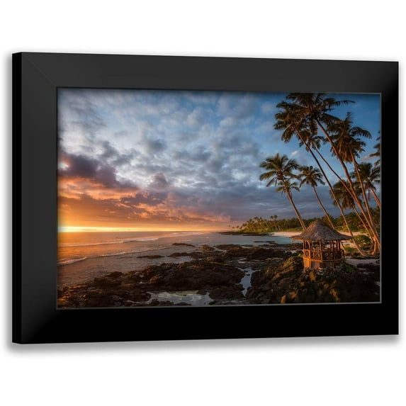 Vandewalle, Richard 18x13 Black Modern Framed Museum Art Print Titled - Return To Paradise