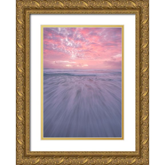 Vandewalle, Richard 18x24 Gold Ornate Wood Framed with Double Matting Museum Art Print Titled - Courage