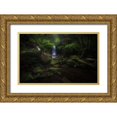 thumbnail image 1 of Vandewalle, Richard 24x17 Gold Ornate Wood Framed with Double Matting Museum Art Print Titled - Horseshoe Falls, 1 of 4