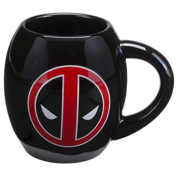 Vandor LLC Marvel Deadpool 18 oz. Oval Ceramic Mug