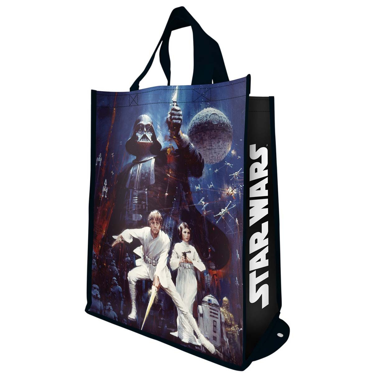 Vandor Large Packable Character Tote Folding Shopping Bag for Groceries and More - image 1 of 3