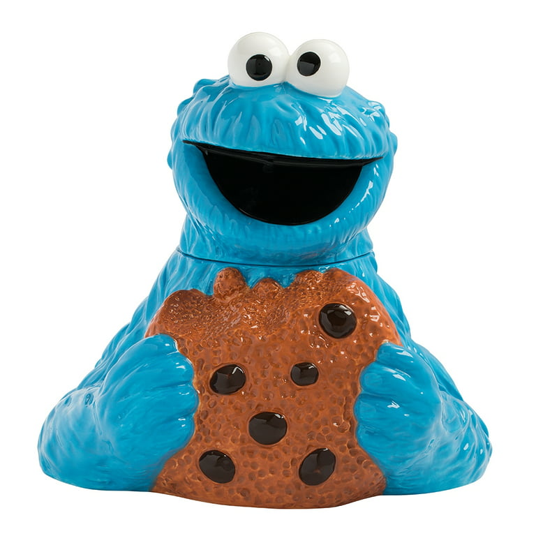 Vandor Sesame Street Cookie Monster Sculpted Ceramic Cookie Jar (32041) 