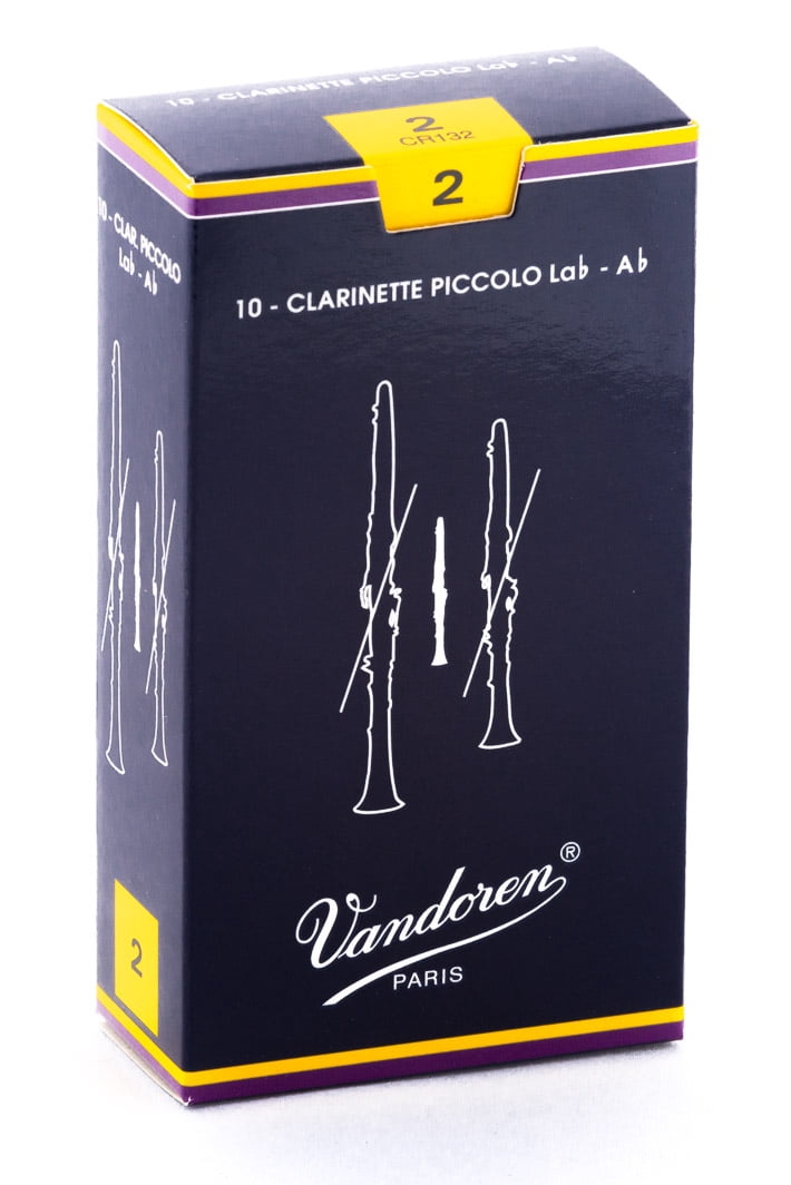 Vandoren Ab Clarinet Traditional Reeds Strength #2; Box of 10