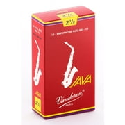 Vandoren Alto Sax Java Red Reeds Strength #2.5; Box of 10