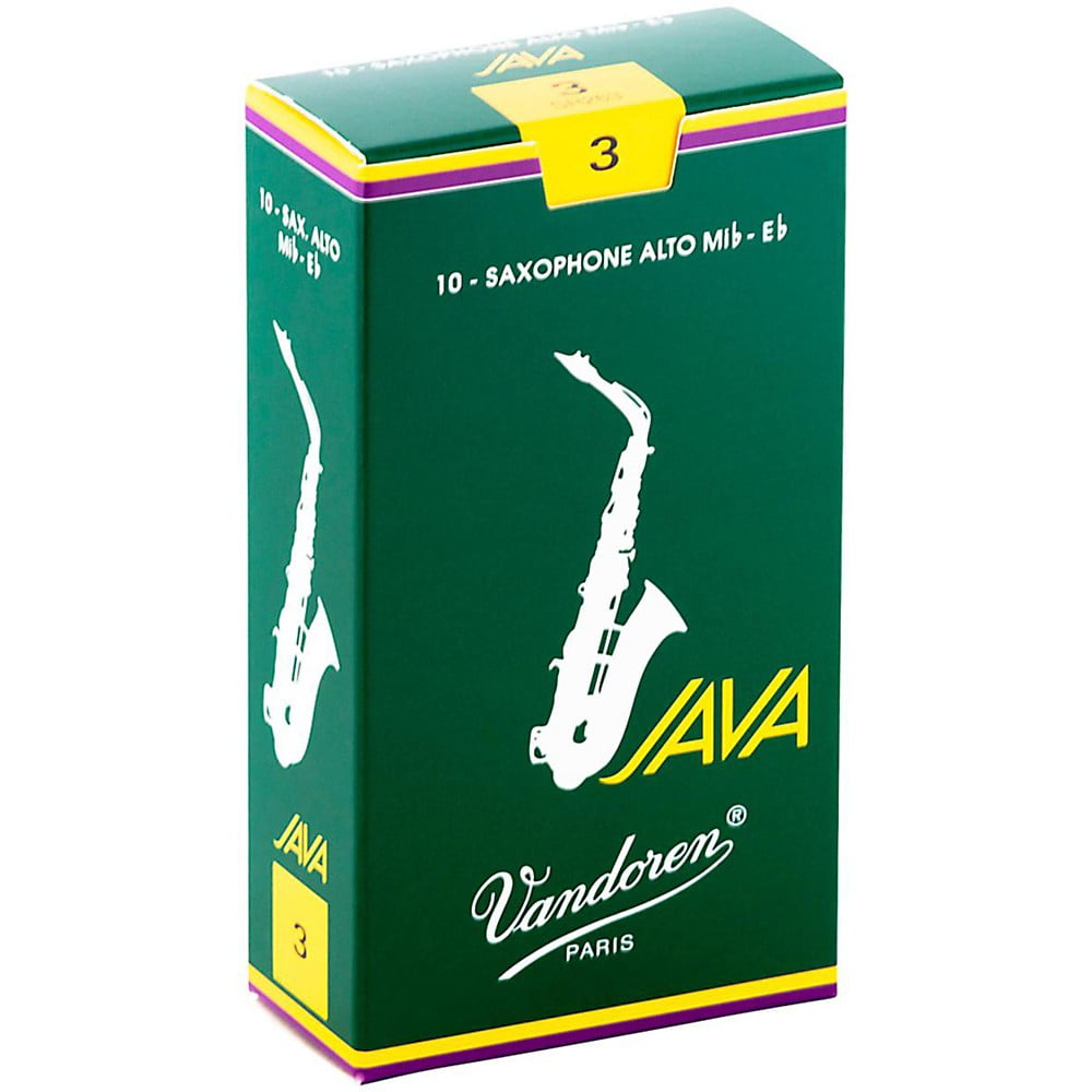 Vandoren Alto Sax Java Reeds Strength #3; Box of 10