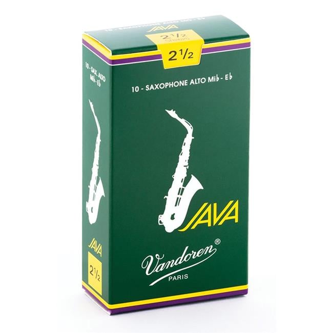 Vandoren  Alto Sax Java Reeds - Strength No. 2.5