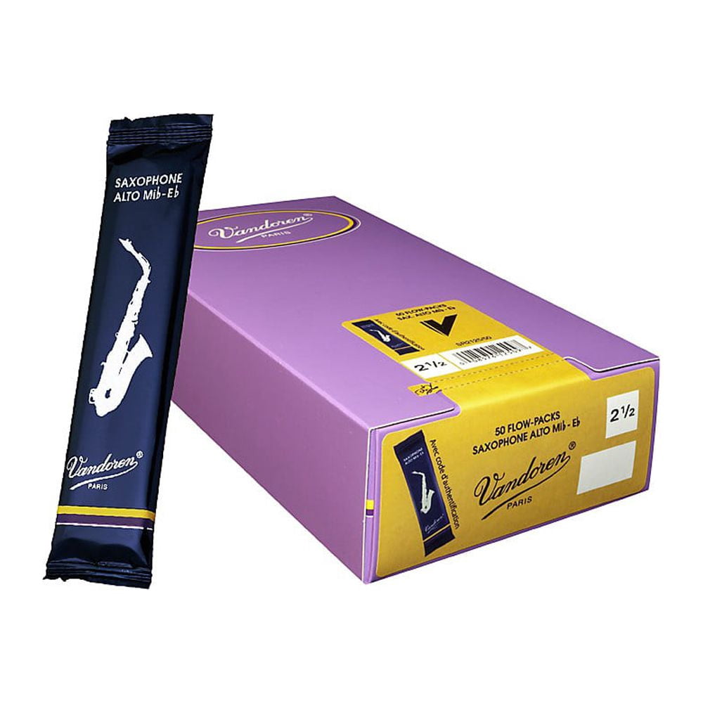 Vandoren Alto Sax Traditional Reed Box of 50 3 Box of 50 - Walmart.com