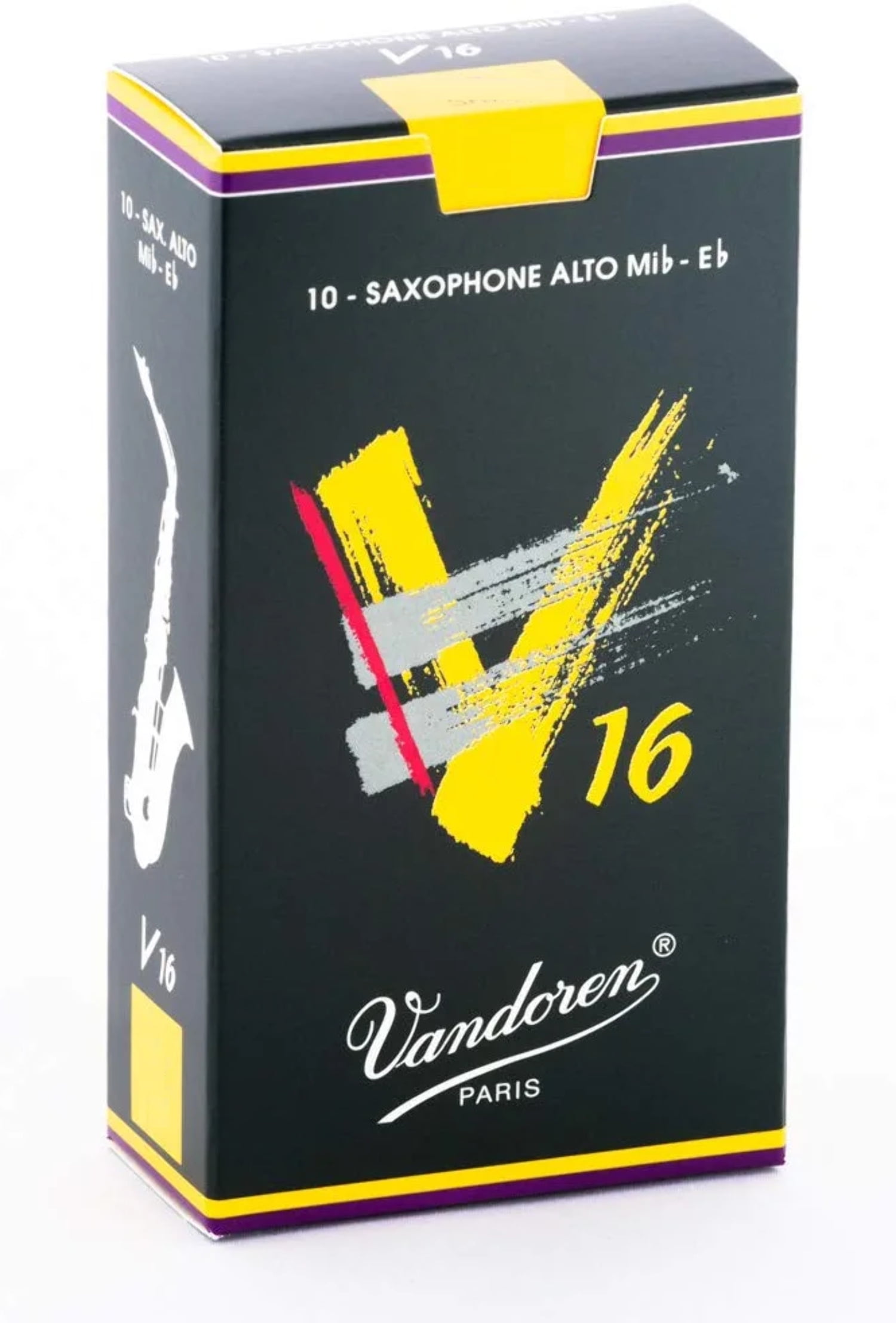 Vandoren Alto Sax V16 Reeds Strength #5; Box of 10