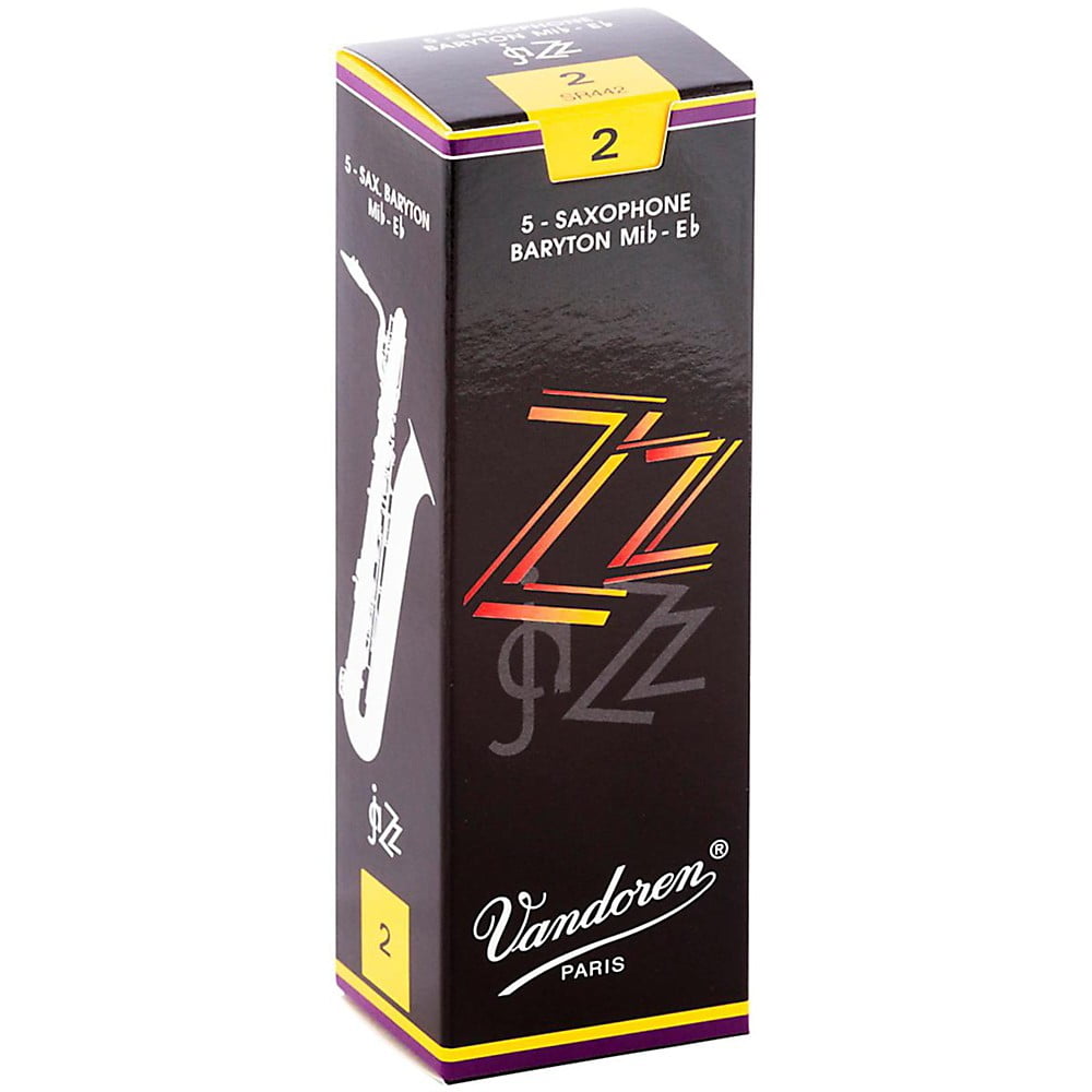 Vandoren Bari Sax ZZ Reeds Strength #2; Box of 5