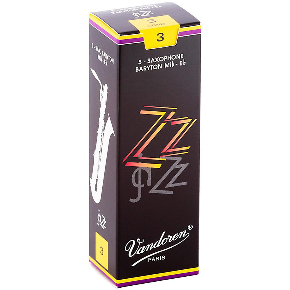 Vandoren Bari Sax ZZ Reeds Strength #3; Box of 5
