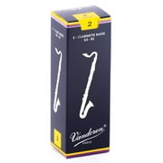 Vandoren Bass Clarinet Traditional Reeds Strength #2; Box of 5