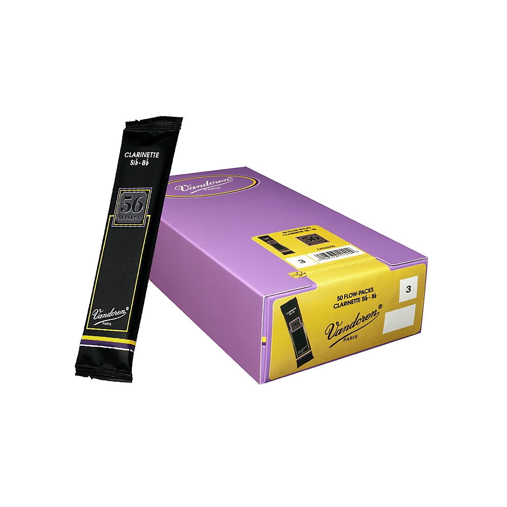 Vandoren Bb Clarinet 56 Rue Lepic Reed Box of 50 2.5 Box of 50
