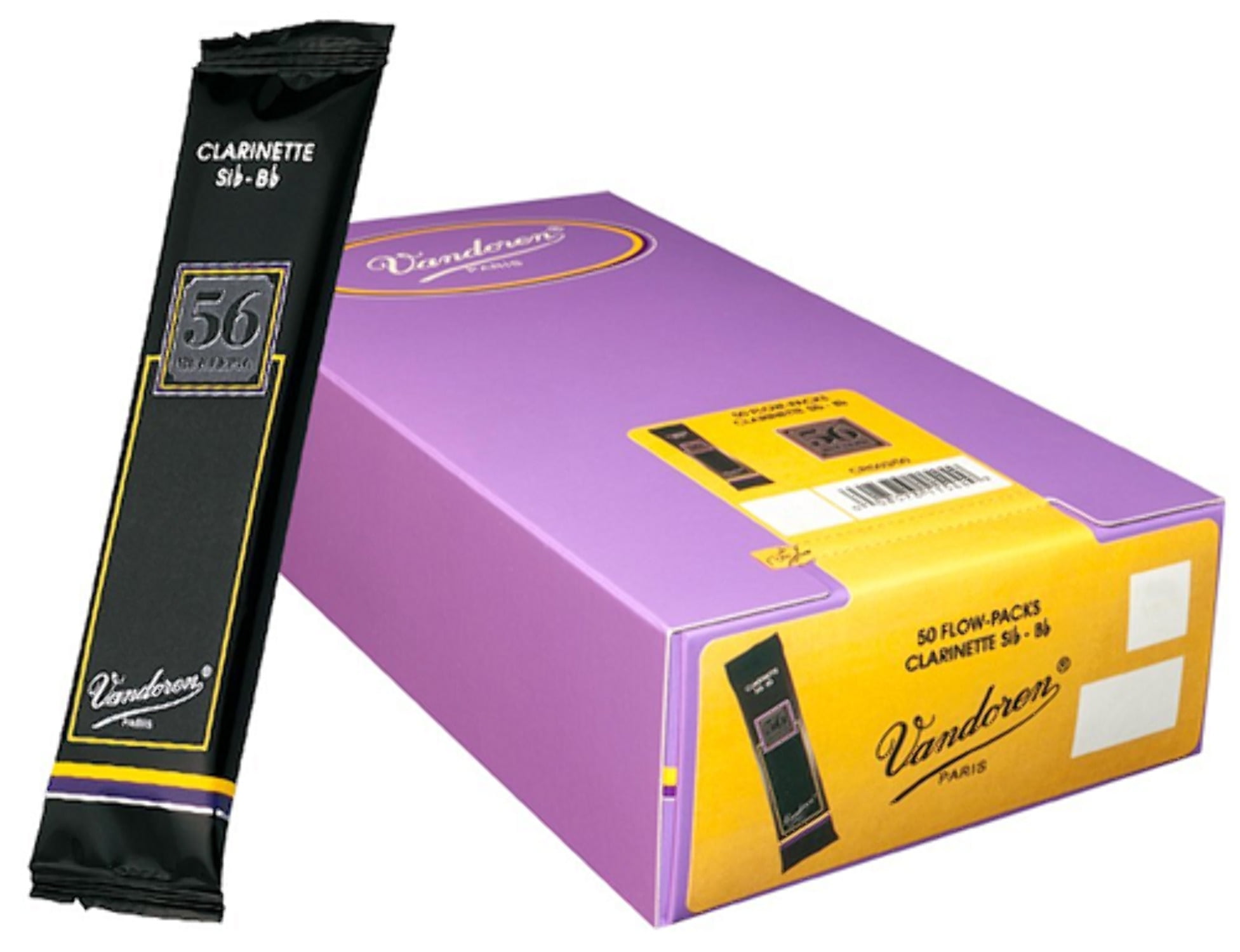 Vandoren Bb Clarinet 56 Rue Lepic Reed Box of 50 3.5 Box of 50