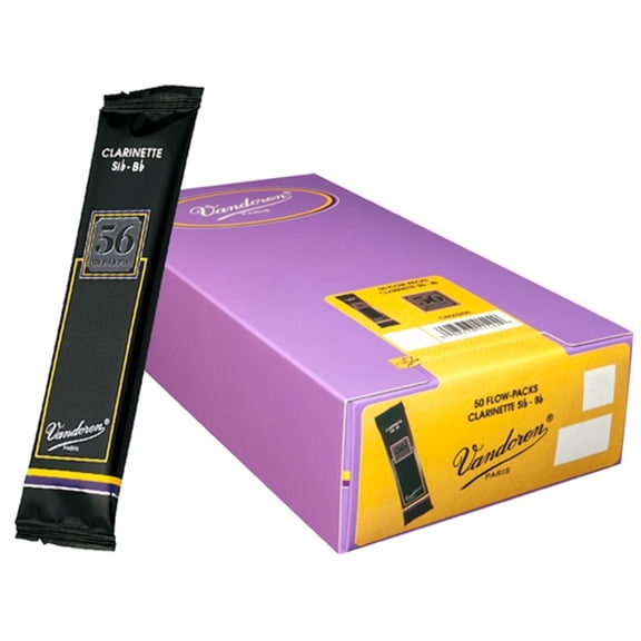 Vandoren Bb Clarinet 56 Rue Lepic Reed Box of 50 3.5 Box of 50