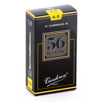 Vandoren Bb Clarinet 56 Rue Lepic Reeds Strength #4.5; Box of 10