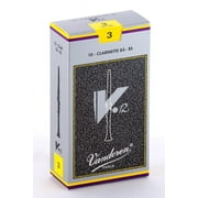 Vandoren Bb Clarinet V.12 Reeds Strength #3; Box of 10