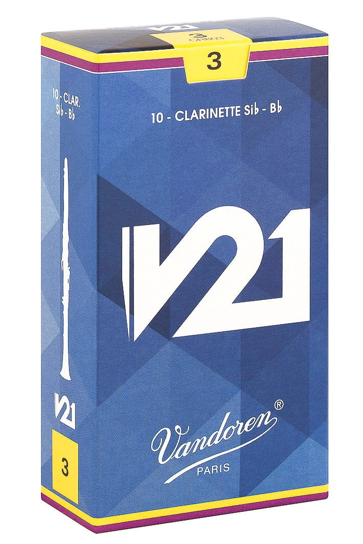 Vandoren, Clarinet Reeds, V21, Strength 3.0, Box of 10 - Walmart.com