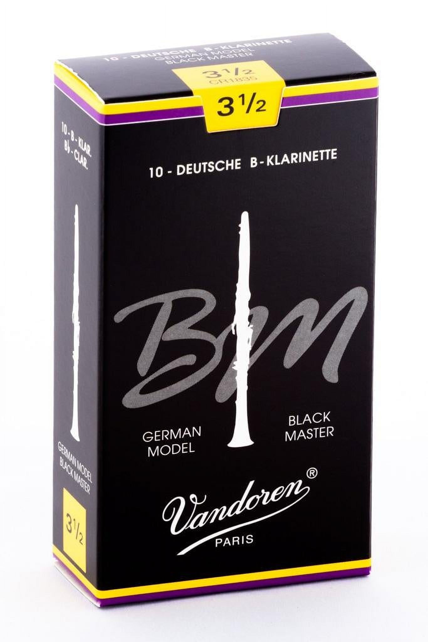 Vandoren Black Master Bb Clarinet Reeds, Box of 10 (3.5)