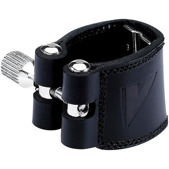 Vandoren Clarinet Leather Ligature and Cap Eb Clarinet with Plastic Cap