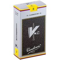 Vandoren Eb Clarinet V.12 Reeds Strength #3; Box of 10