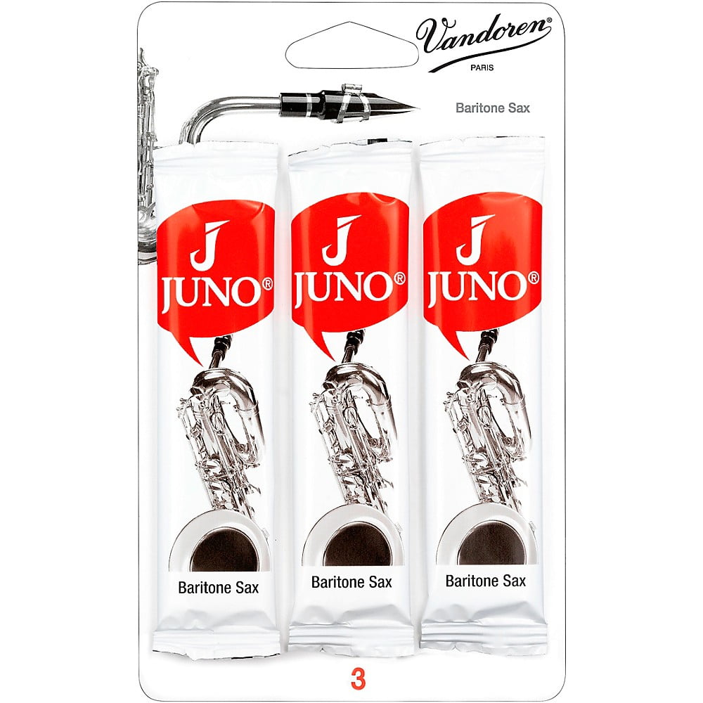 Vandoren Juno Baritone Saxophone Reeds - 3 Reed Card