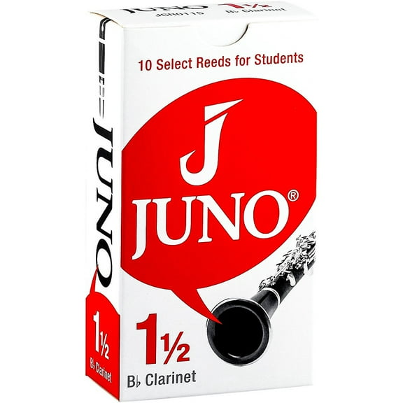 Vandoren JUNO Bb Clarinet, Box of 10 Reeds 1.5