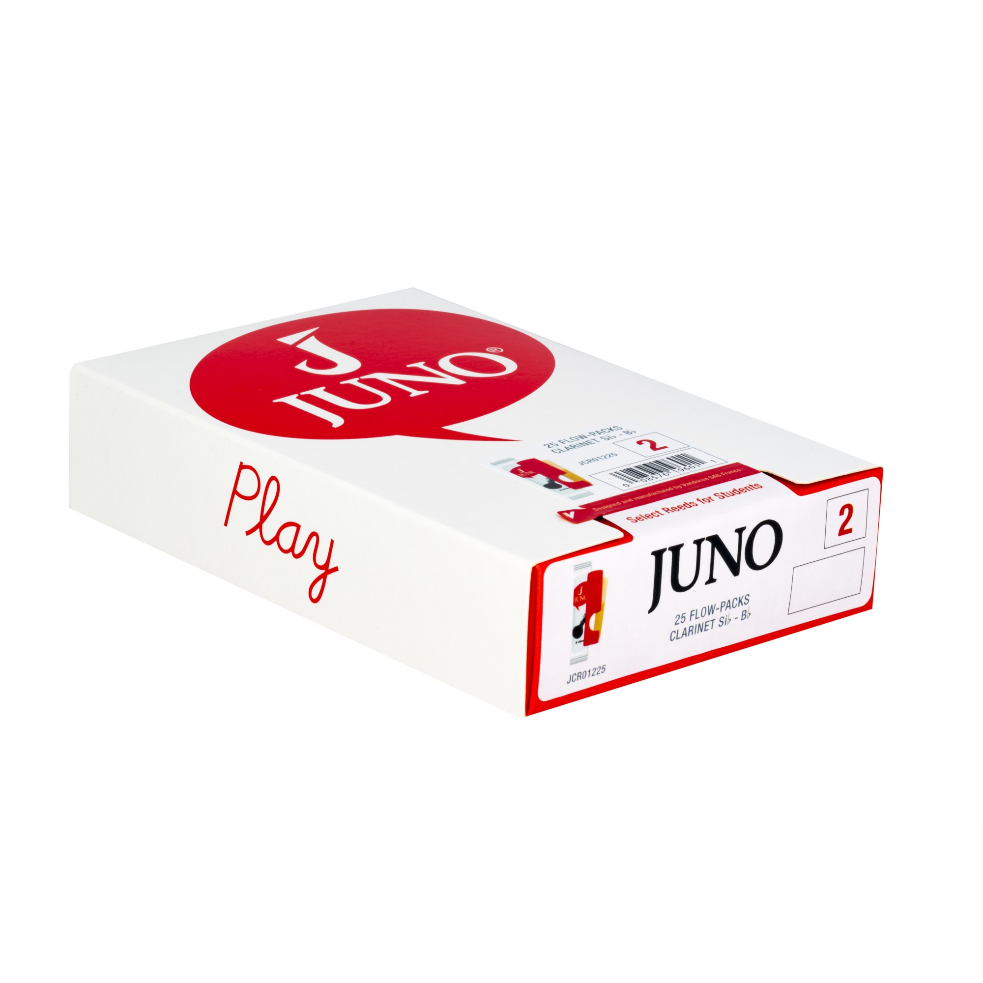 Vandoren JUNO Bb Clarinet, Box of 25 Reeds 2