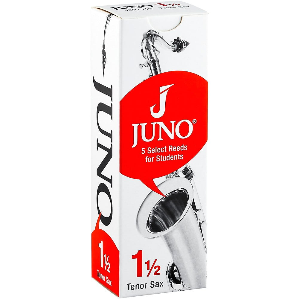 Vandoren Juno Tenor Sax Reeds - Strength 1 1/2 - 5 Pack