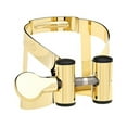 thumbnail image 1 of Vandoren M|O Ligature and Plastic Cap for Baritone Saxophone; Gilded Finish, 1 of 2
