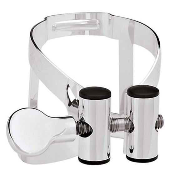 Vandoren M/O Series Ligature & Plastic Cap Set Alto Clarinet Silver Plate