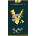 Vandoren SR702 Alto Sax V16 Reeds Strength 2; Box of 10 S301