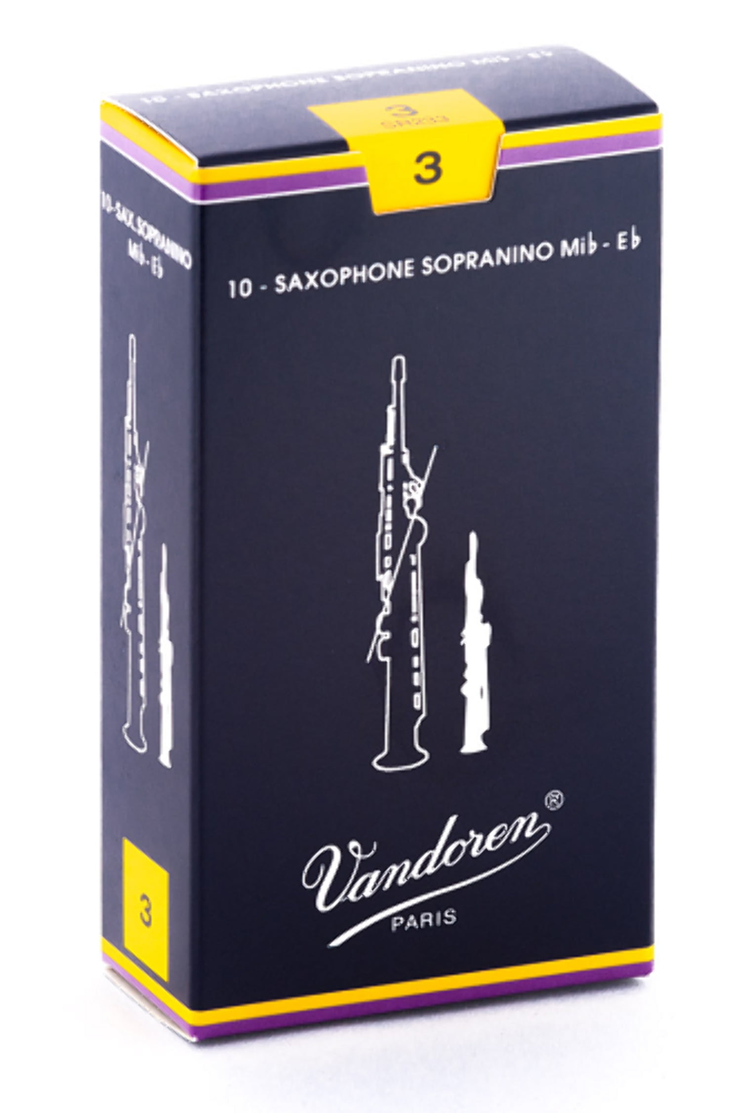 Vandoren Sopranino Sax Traditional Reeds Strength #4; Box of 10