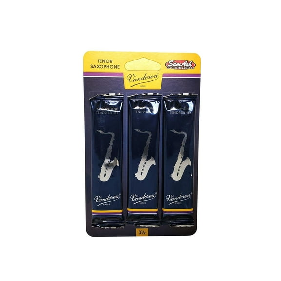 Vandoren 2.5 Tenor Sax Traditional Reed 3 Pack
