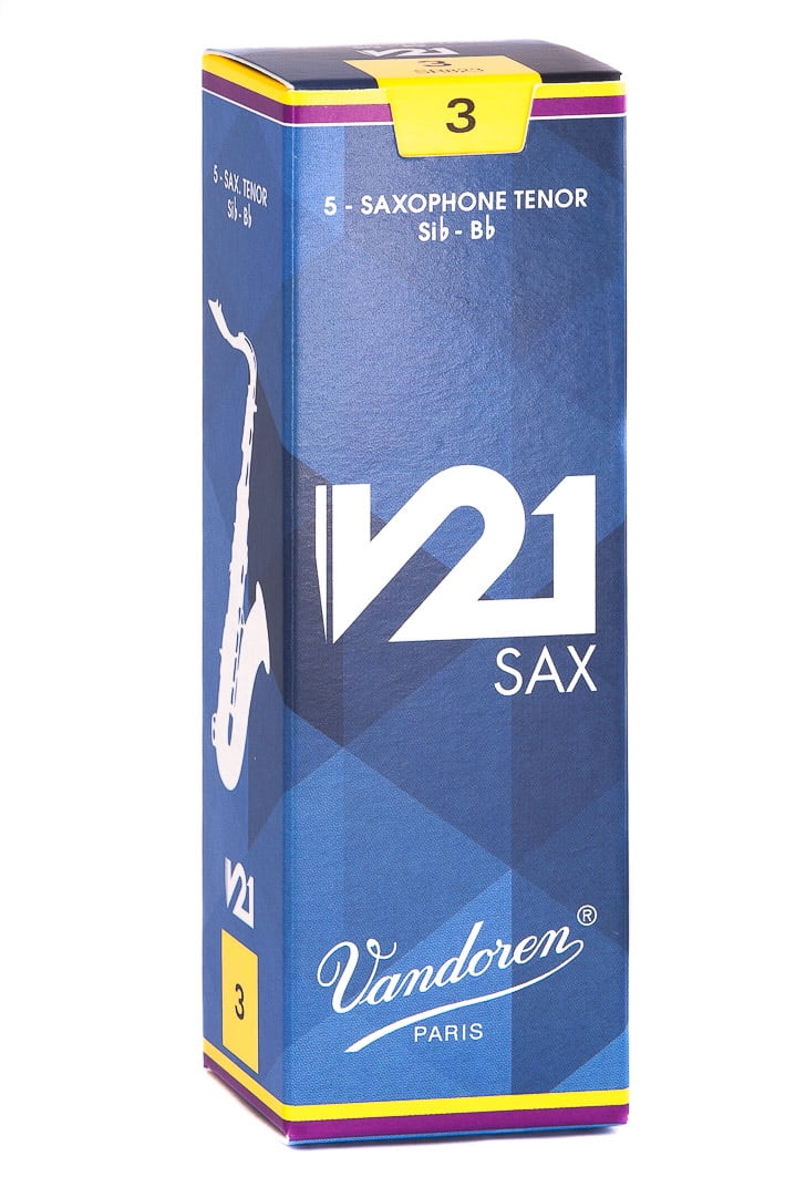 Vandoren Tenor Sax V21 Reeds Strength #3; Box of 5