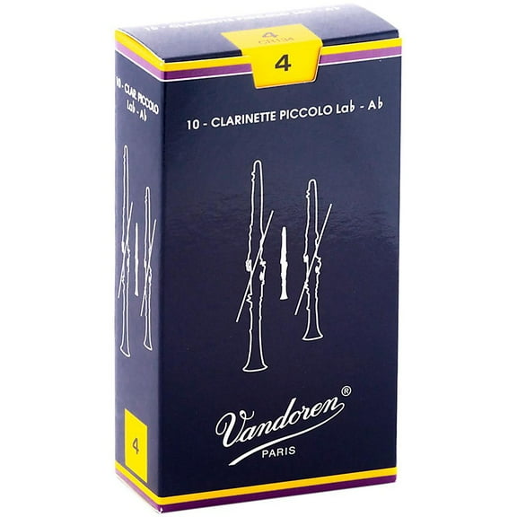 Vandoren Traditional Ab Clarinet Reeds - Strength: 4