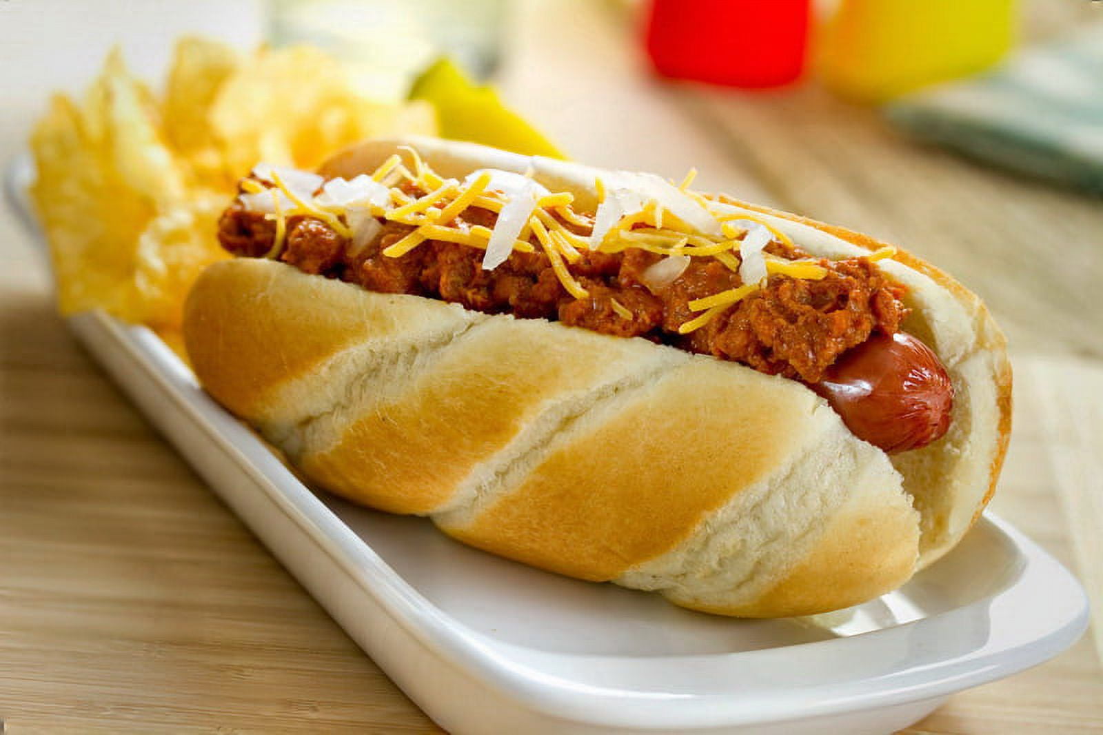 Vanee Chili Hot Dog Sauce With Meat, 110 oz - Case of 6