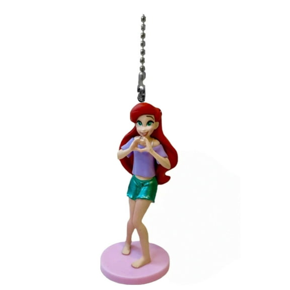 Vanellope Princess Ariel Little Mermaid Sports Fan Lamp Pull Chain Pvc Figure 3